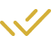 Minimalist yellow check design